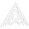 Ekena Millwork Pitch Preston Architectural Grade PVC Gable Pediment, 72"W x 42"H x 1"P (14/12) GPP072X042X100PRE - alternate 1